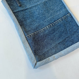Recycled Denim Tote - Small - amandenimes - Recycled Denim Tote - Small -
