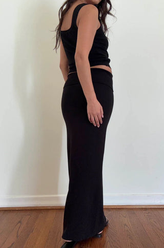 The Shelly Knit Maxi Skirt - amandenimes - The Shelly Knit Maxi Skirt -