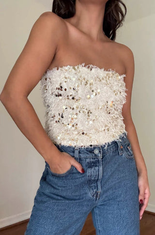 The Alix Strapless Top - amandenimes - The Alix Strapless Top -