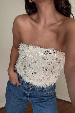 The Alix Strapless Top - amandenimes - The Alix Strapless Top -