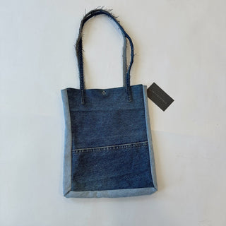 Recycled Denim Tote - Small - amandenimes - Recycled Denim Tote - Small -