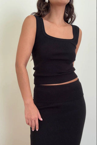 The Shelly Knit Maxi Skirt - amandenimes - The Shelly Knit Maxi Skirt -