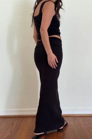 The Shelly Knit Maxi Skirt - amandenimes - The Shelly Knit Maxi Skirt -