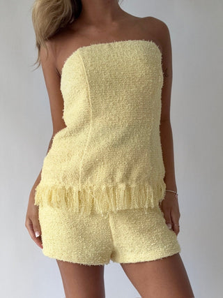 The Jasmine Strapless Top - amandenimes - The Jasmine Strapless Top -