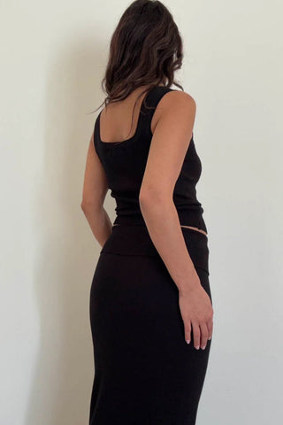 The Shelly Knit Maxi Skirt - amandenimes - The Shelly Knit Maxi Skirt -