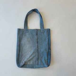 Recycled Denim Tote - Medium - amandenimes - Recycled Denim Tote - Medium -