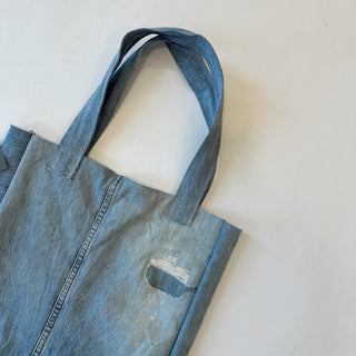 Recycled Denim Tote - Medium - amandenimes - Recycled Denim Tote - Medium -