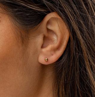 Staple Studs - Gold - amandenimes - Staple Studs - Gold -