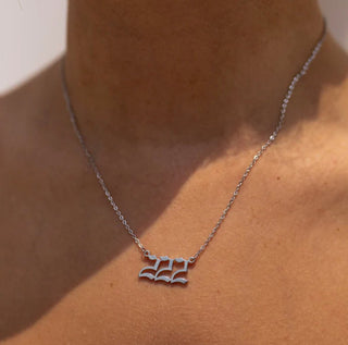 Angel Number Necklace - amandenimes - Angel Number Necklace -