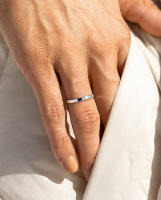 Staple Ring - Silver - amandenimes - Staple Ring - Silver -