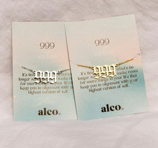 Angel Number Necklace - amandenimes - Angel Number Necklace -