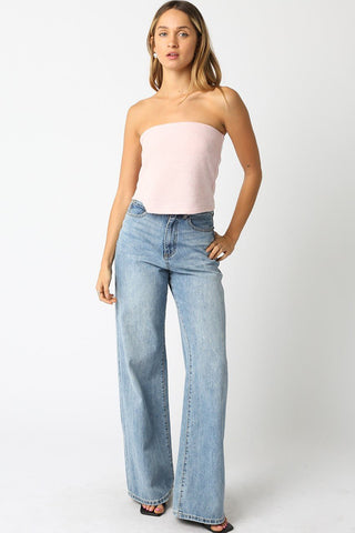Tube Top - Baby Pink - amandenimes - Tube Top - Baby Pink -