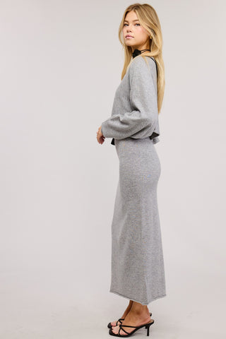 The Joan Knit Maxi Skirt - amandenimes - The Joan Knit Maxi Skirt -