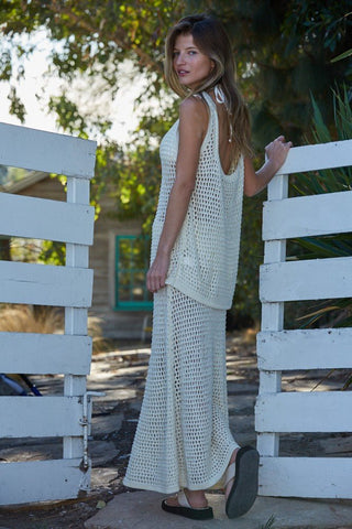 Cabo Open Knit Maxi Skirt - amandenimes - Cabo Open Knit Maxi Skirt -