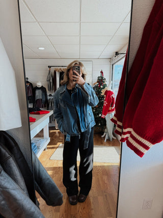 The Haylee Denim Jacket - amandenimes - The Haylee Denim Jacket -