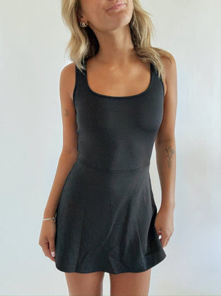 Black Active Mini Dress -