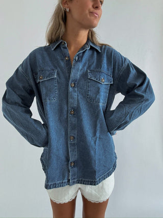Fadeaway Denim Shacket -