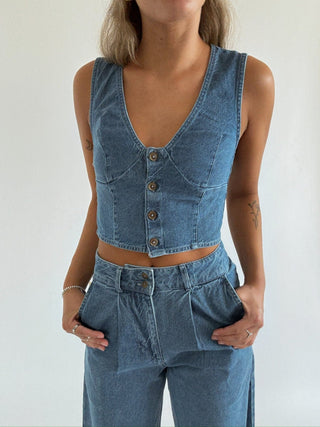 Indigo Skies Top -