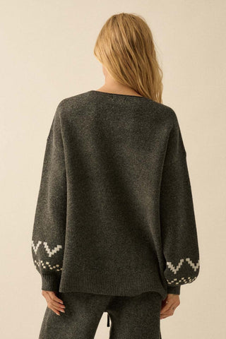 The Alpine Sweater - Charcoal -