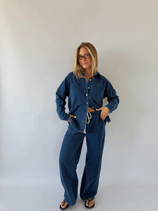 The Denim Highway Button Up
