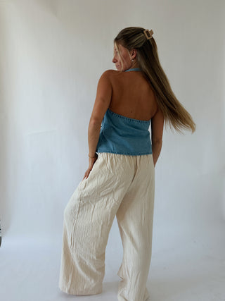 Lyla Saltwashed Halter Top