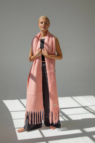 The Recycled Scarf - Cherry Blossom Pink