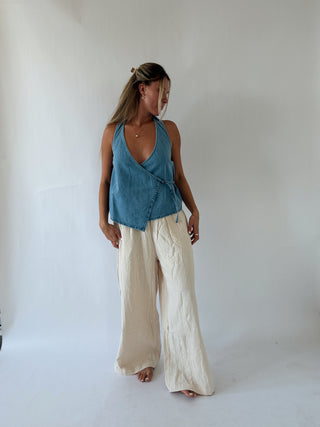 Lyla Saltwashed Halter Top