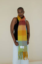 Load image into Gallery viewer, The Recycled Scarf - Yellow Check
