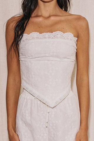 The Lacey Tie Bandana Top
