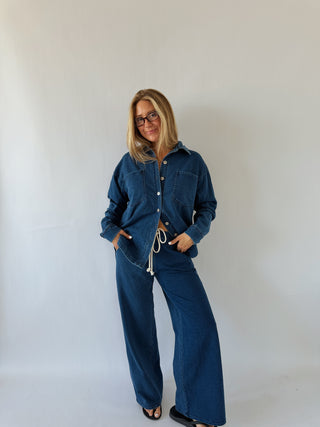 The Denim Highway Button Up