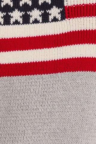 USA Oversized Sweater - Heather grey