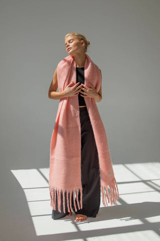 The Recycled Scarf - Cherry Blossom Pink