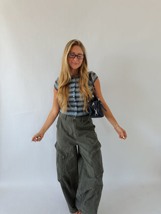 The Jacky Cargo Pants - Grey