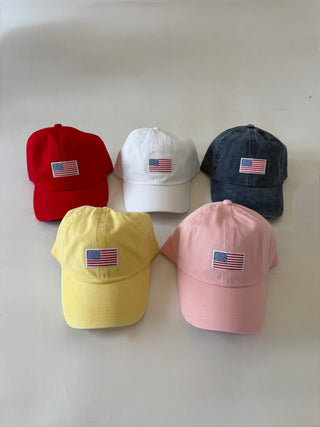 USA Ball Cap - Washed Navy