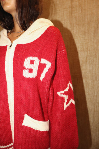 ‘97 Varsity Sweater - Cherry