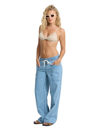 Zonte Elastic Waistband Drawstring Jeans
