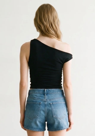 Essential Off Shoulder Top - Black