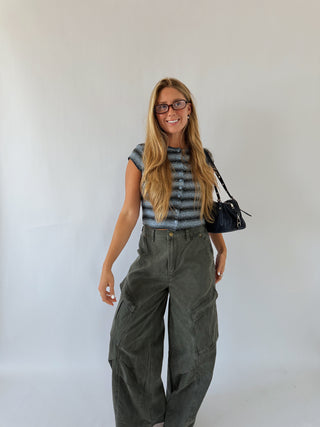The Jacky Cargo Pants - Grey