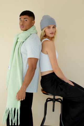 The Recycled Scarf - Mint