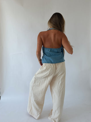 Lyla Saltwashed Halter Top