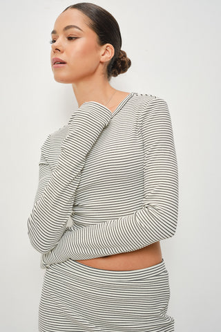 The Gia Striped Mini Skort