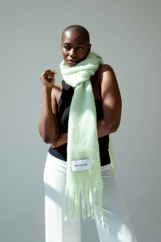 The Recycled Scarf - Mint