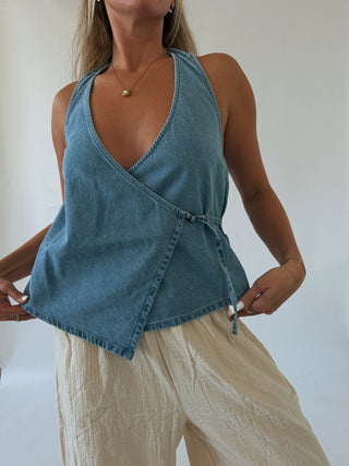 Lyla Saltwashed Halter Top