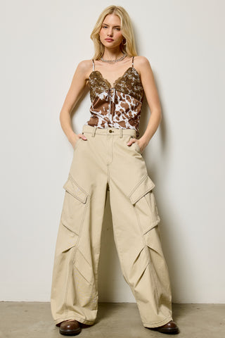 The Jacky Cargo Pants - Tan