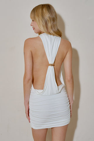 The Addie Mini Dress - White