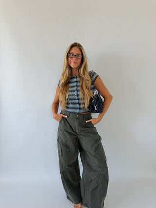 The Jacky Cargo Pants - Grey