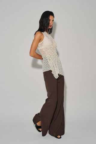 Asymmetrical Lace Top