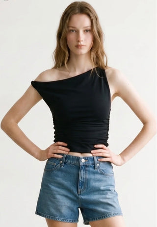 Essential Off Shoulder Top - Black