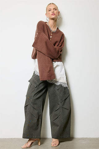 The Jacky Cargo Pants - Grey