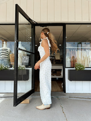 The Garden Party Maxi Dress - White